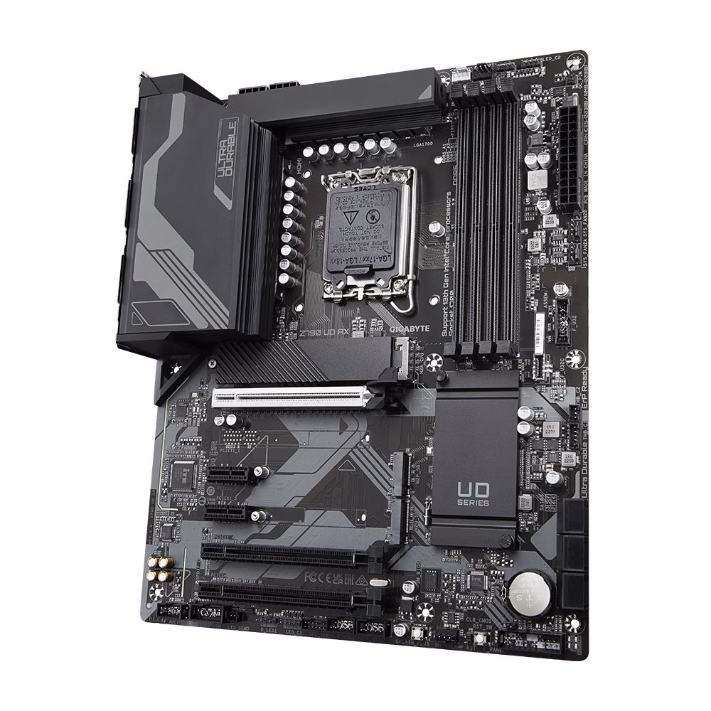 GIGABYTE Z790 UD AX rev. 1.0 LGA 1700 ATX Motherboard, Intel Z790 Chipset, 4 x DDR5 DIMM, Supporting Up to 128GB, 2.5GbE LAN & Wi-Fi 6E, PCIe 5.0 x16, 4 xM.2, DP, HDMI, USB-C 20Gb/s | Z790 UD AX thumbnail 3