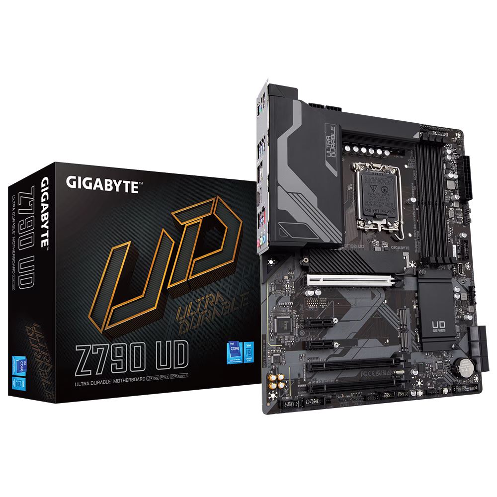 GIGABYTE Z790 UD Motherboard, Intel LGA 1700 (14th/13th/12th Gen), DDR5, PCIe 5.0, 2.5GbE LAN, Triple M.2, USB 3.2 Gen 2x2 Type-C, Ultra Durable | Z790 UD thumbnail 2