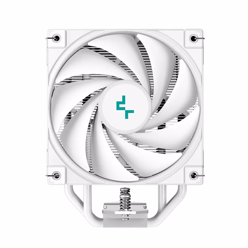 DeepCool AK400 DIGITAL WH Single-Tower CPU Air Cooler, 120mm FDB PWM Fan, 1850 RPM Speed & 68.99 CFM Airflow, Digital Statues Display, 4 HeatPipes, TDP 220W, ARGB LED Strips, White | R-AK400-WHADMN-G thumbnail 4