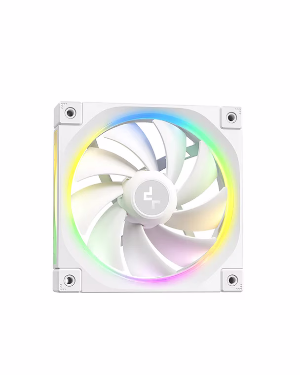 Deepcool LQ360 360mm Halo ARGB AIO Liquid Cooler, Gen 5 Pro ARGB Halo Magnetic Pump Head Cover, 3400 RPM??10% Pump Speed, 3x FD12 ARGB Fans, White | R-LQ360-WHDSMC-G-1 thumbnail 2