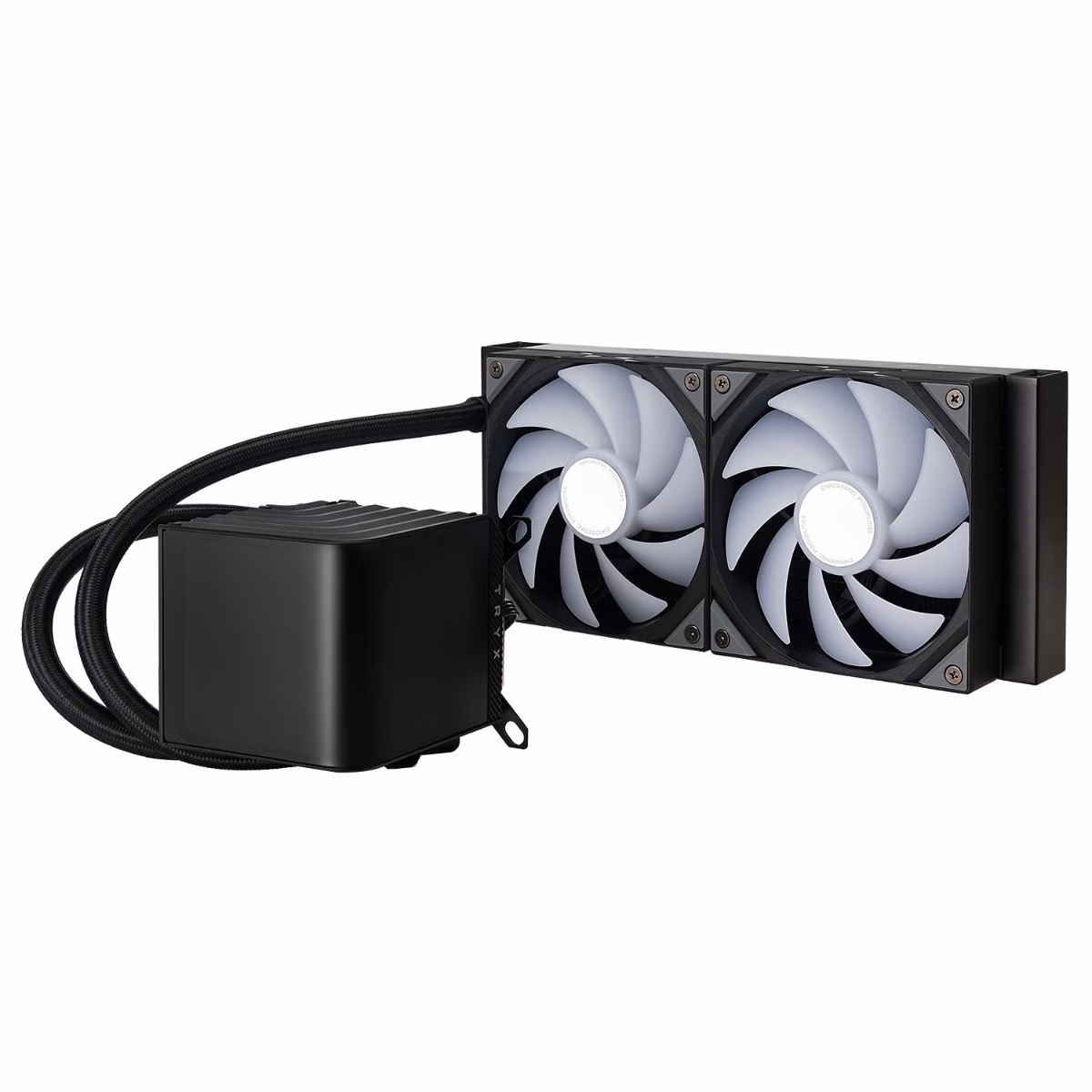 TRYX PANORAMA ARGB 240 Black L-shaped AMOLED Screen Liquid Cooler, 6.5 Inch 2K 60 Hz Display, Adjustable Fan Speed| L-P240A-AS2M-G0K thumbnail 2