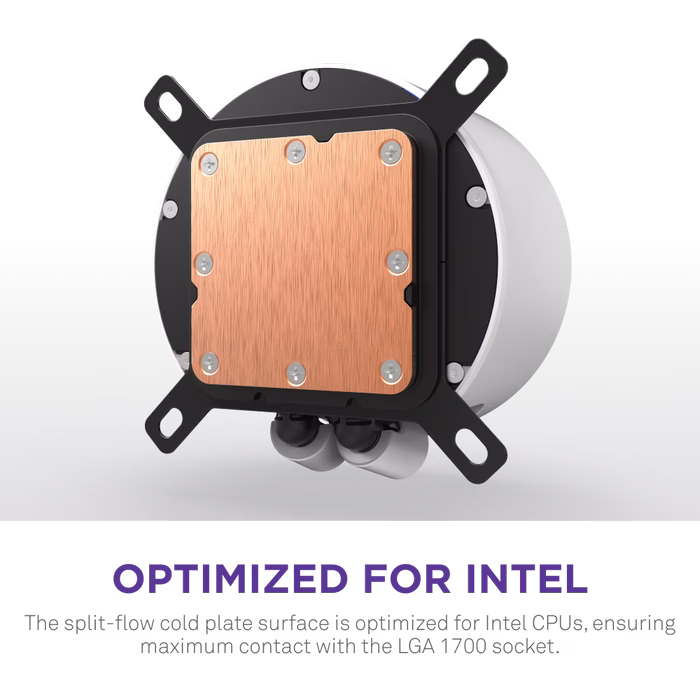 NZXT Kraken Elite 420 RGB 420mm AIO Liquid Cooler with 2.72" IPS LCD & RGB, NZXT Turbine Pump, 1,200 - 2,800 ?? 300 RPM Motor Speed, 3.2 mm H2O Static Pressure per fan, White | RL-KR42E-W2 thumbnail 6