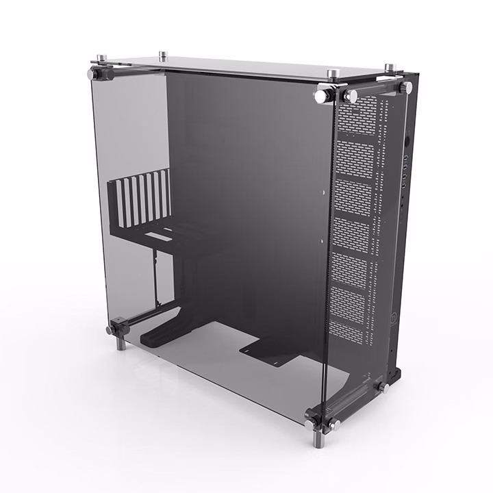 Thermaltake Core P5 Tempered Glass Edition ATX Open Frame Panoramic Viewing Gaming Computer Case, 8x Expansion Slots, 4x Drive Bays, Black | CA-1E7-00M1WN-03 image