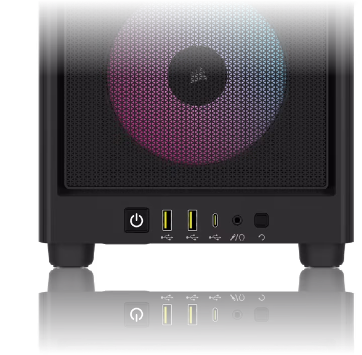 NANOTECH ITX Gaming PC Powered By AMD: AMD Ryzen 9 7950X3D  Max Turbo, AMD Radeon RX 7900 XT 20GB, 64GB  (2x32GB) DDR5 6000Mhz, 2TB SSD Gen4, 1000W 80+ Platinum Rated, With AIO Liquid CPU Cooler, Wi-Fi + BT, 1 Year Warranty thumbnail 2