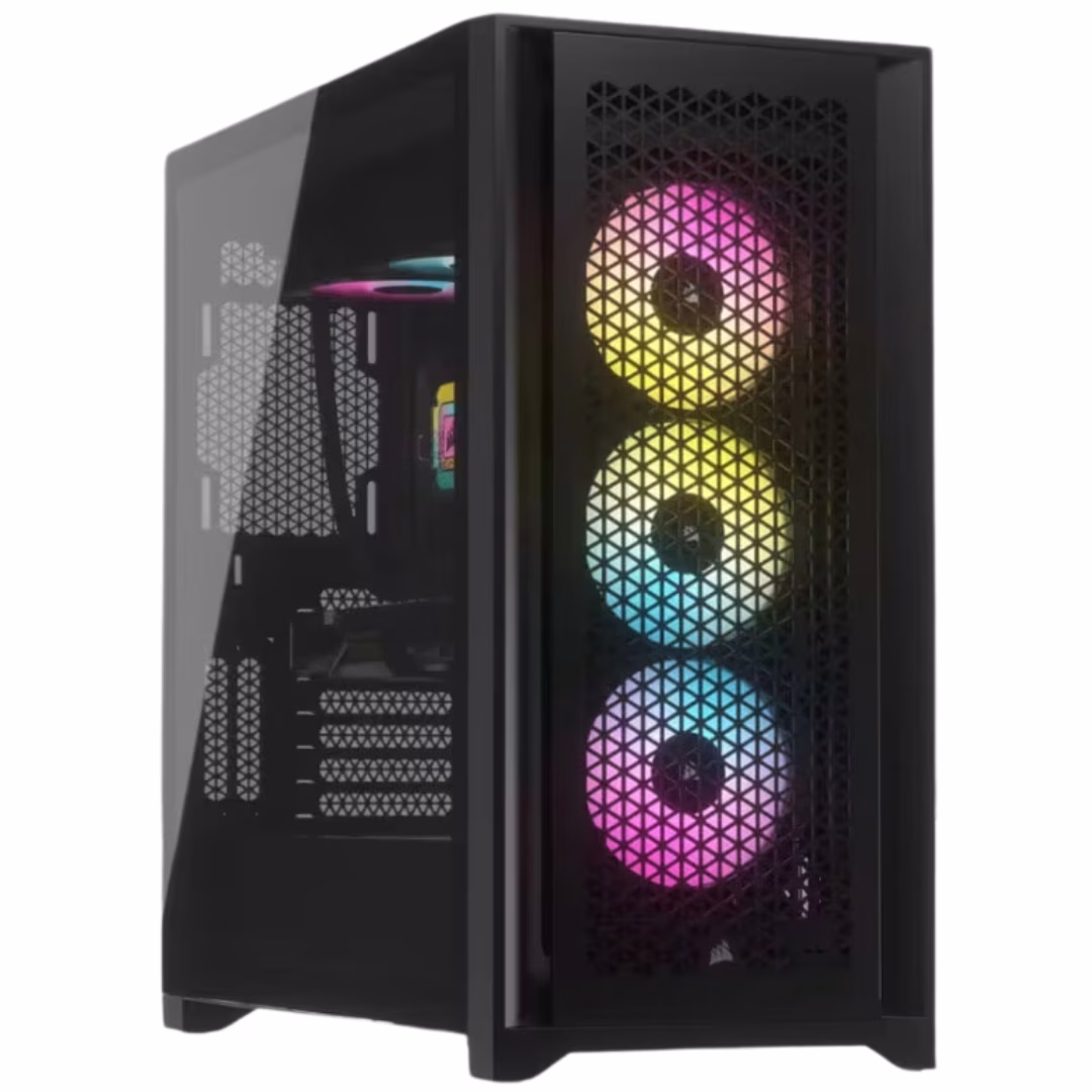 NANOTECH DARK HERO PC with 40 Series GPU, Intel i9 14900K, Nvidia RTX 4090 24GB, 64GB DDR5 6000Mhz, 2TB VNME +1TB NVME SSD, 1200W PSU 80 Plus GOLD Rated, 360mm Liquid Cooler, Wi-Fi + BT thumbnail 2