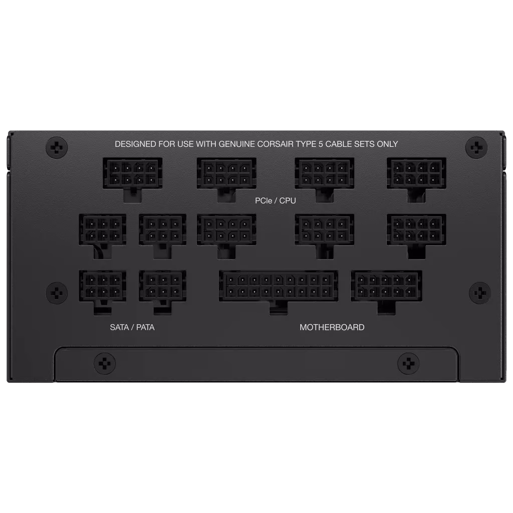 Corsair SF1000L SF-L Series SFX Power Supply, 1000 Watts Power, Low-Noise Fan, Fully Modular, 80 Plus Gold Efficiency, Zero RPM Mode, Black | CP-9020246-UK image