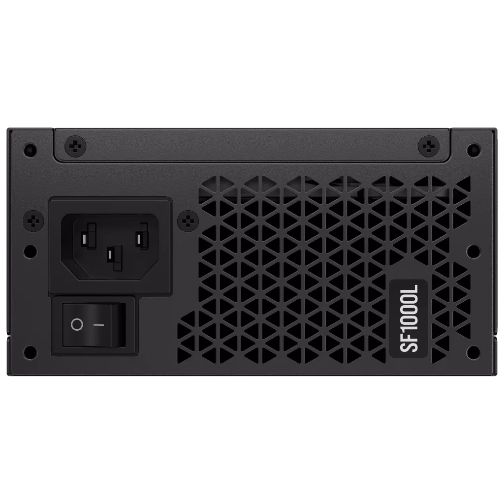 Corsair SF1000L SF-L Series SFX Power Supply, 1000 Watts Power, Low-Noise Fan, Fully Modular, 80 Plus Gold Efficiency, Zero RPM Mode, Black | CP-9020246-UK thumbnail 3