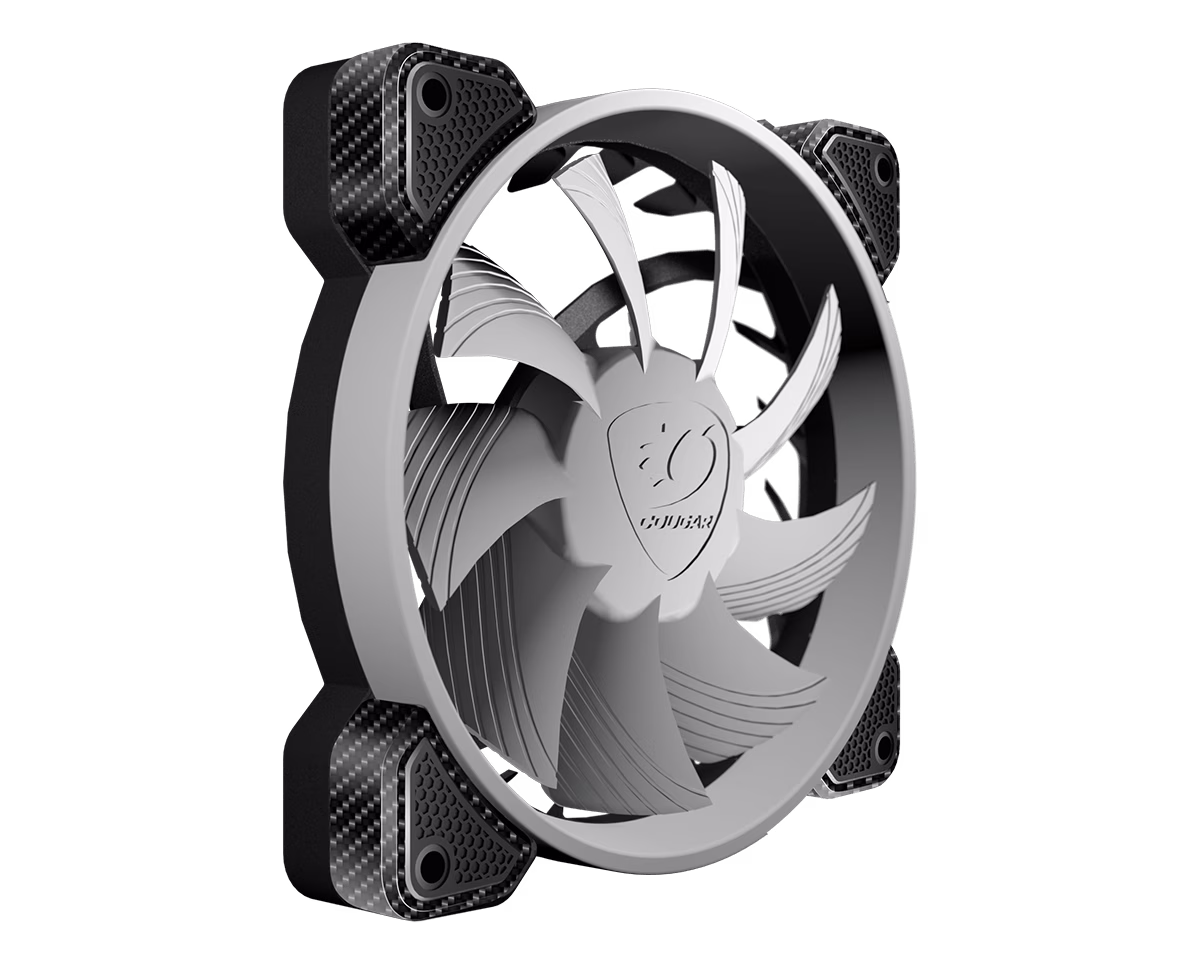Cougar Vortex VX120 PWM 120MM HDB Cooling ARGB Fan, With 5V-ARGB Header, 600-1500RPM Speed, 3 Pin ARGB Interface, Anti Vibration Damper, ARGB Motherboard Sync, 3 Pack, Black | CF-VX12HB3-RGB thumbnail 6