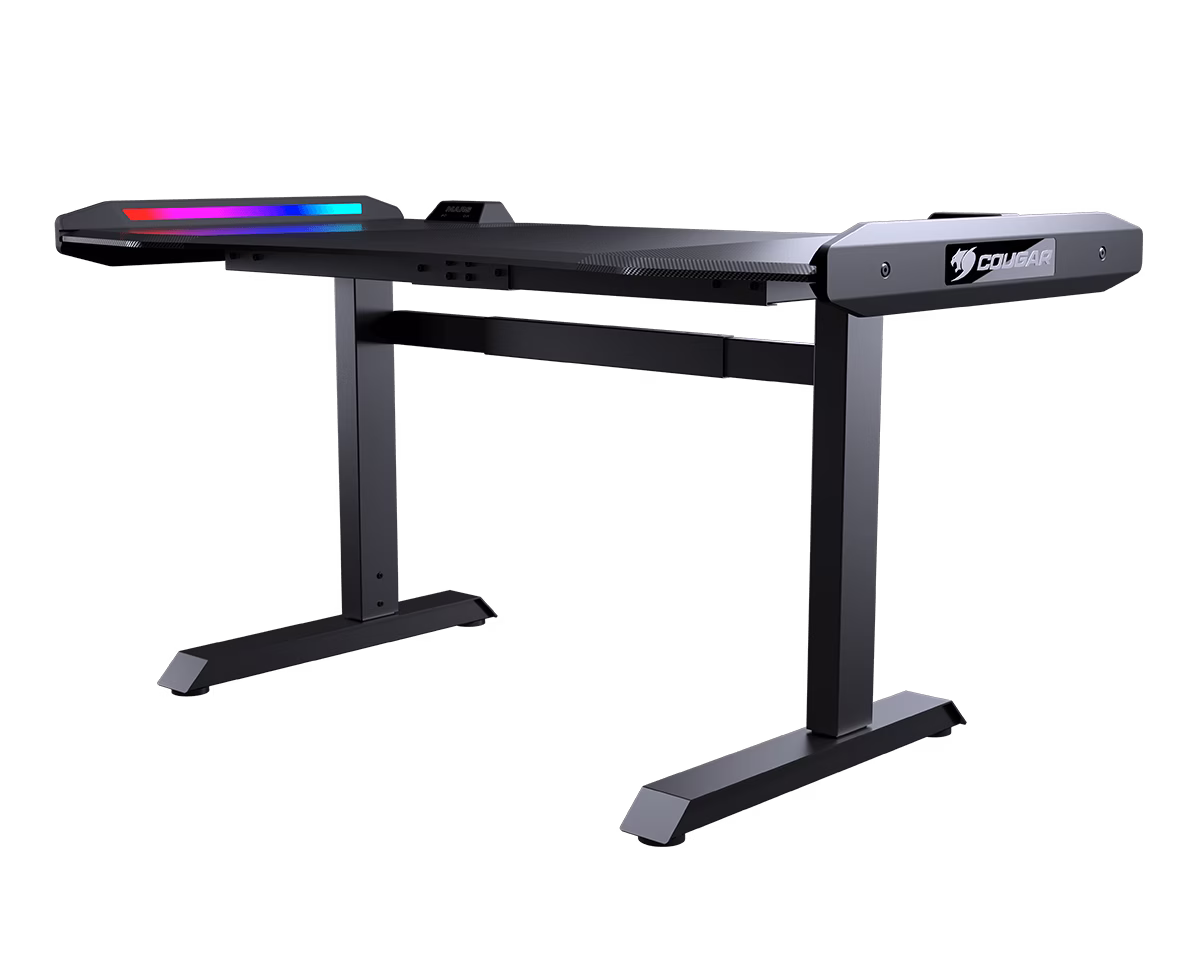 COUGAR MARS Gaming RGB Desk, 1533 x 771 (mm), 3x Height Adjustable, Dual-sided RGB, With control stands, ARGB SYNC | NY7D0001-00 thumbnail 2