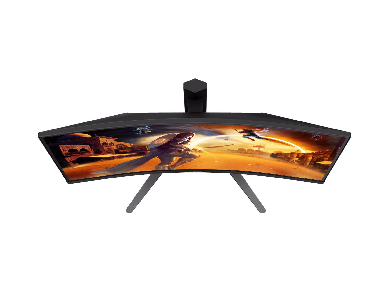AOC CQ27G4 Curved Gaming Monitor, 27" VA Display, QHD Resolution, 180Hz, 0.5ms (MPRT), Adaptive Sync, Low Input Lag, 16.7m Color Display, Black | CQ27G4/89 thumbnail 9
