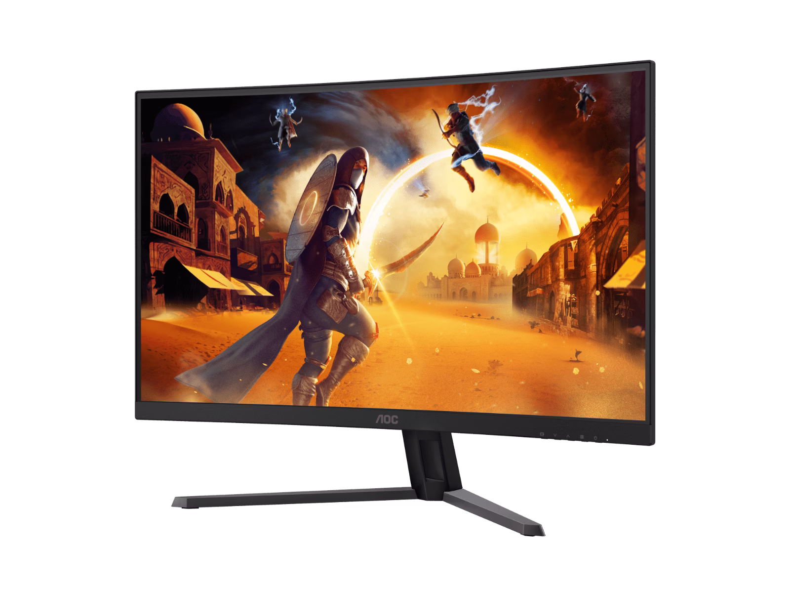 AOC CQ32G4E 31.5" QHD Curved 1500R Gaming Monitor, 2K 2560 ?? 1440 (QHD), VA / 1500R, 1ms (MPRT), 180Hz, HDR Mode, FreeSync Premium, HDMI, DP, Black thumbnail 8