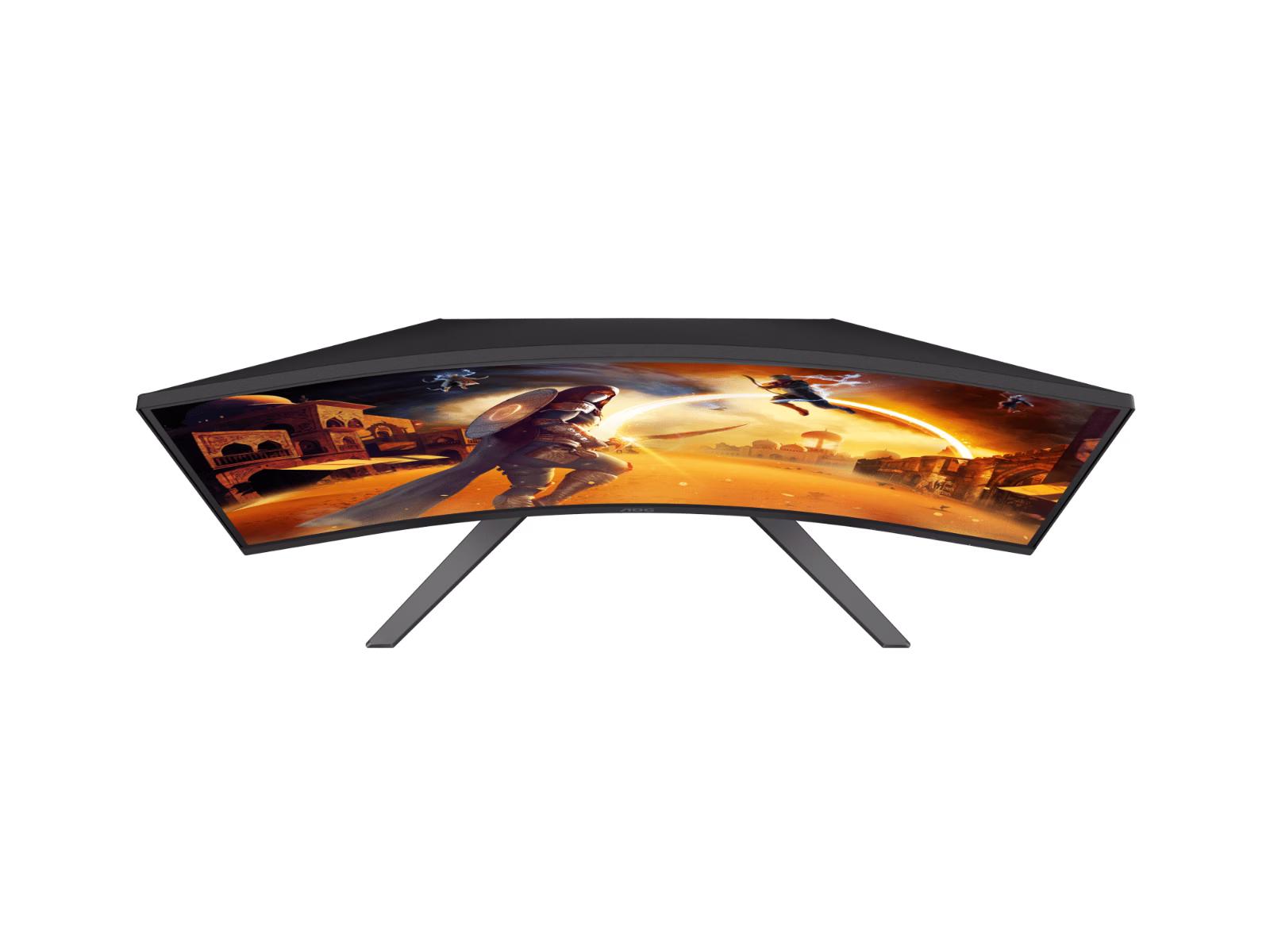 AOC CQ32G4E 31.5" QHD Curved 1500R Gaming Monitor, 2K 2560 ?? 1440 (QHD), VA / 1500R, 1ms (MPRT), 180Hz, HDR Mode, FreeSync Premium, HDMI, DP, Black thumbnail 4