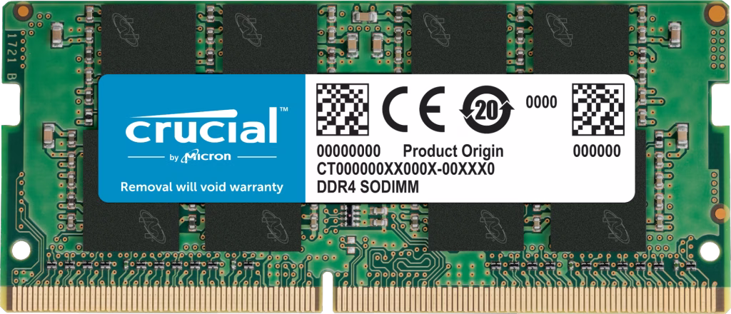 Crucial 16GB DDR4-3200 SODIMM Laptop RAM | CT16G4SFRA32A – Buy Online