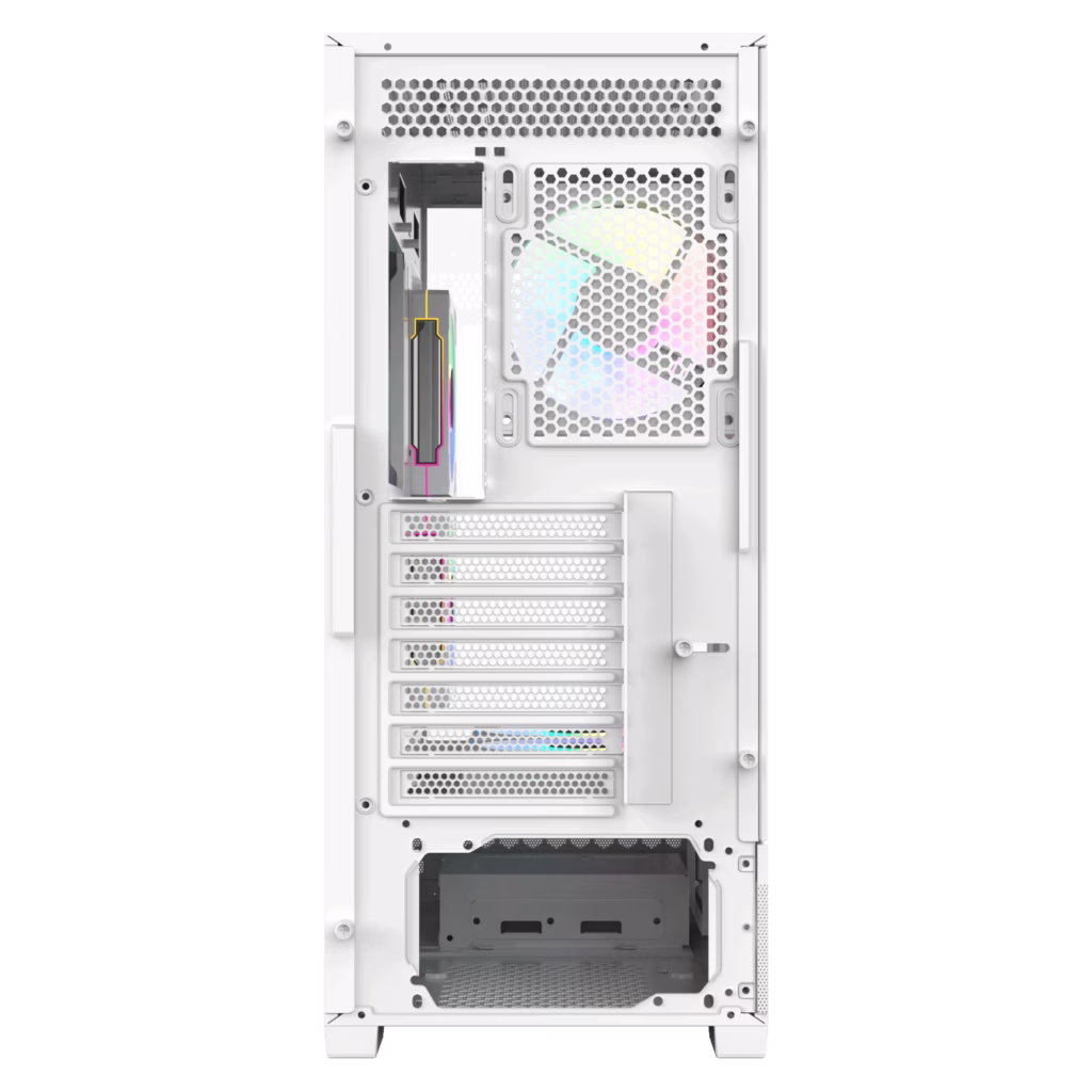 AceGeek Cruiser L460 Type-C White E-ATX Mid-Tower Gaming Case with 360mm Radiator Support and 410mm GPU Clearance, White | AC-CRUISER-L460-WH thumbnail 13