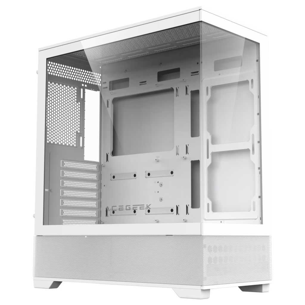 AceGeek Cruiser L460 Type-C White E-ATX Mid-Tower Gaming Case with 360mm Radiator Support and 410mm GPU Clearance, White | AC-CRUISER-L460-WH thumbnail 12