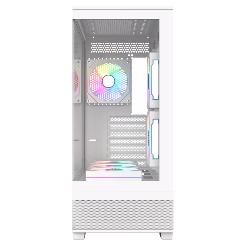 AceGeek Cruiser L460 Type-C White E-ATX Mid-Tower Gaming Case with 360mm Radiator Support and 410mm GPU Clearance, White | AC-CRUISER-L460-WH thumbnail 5