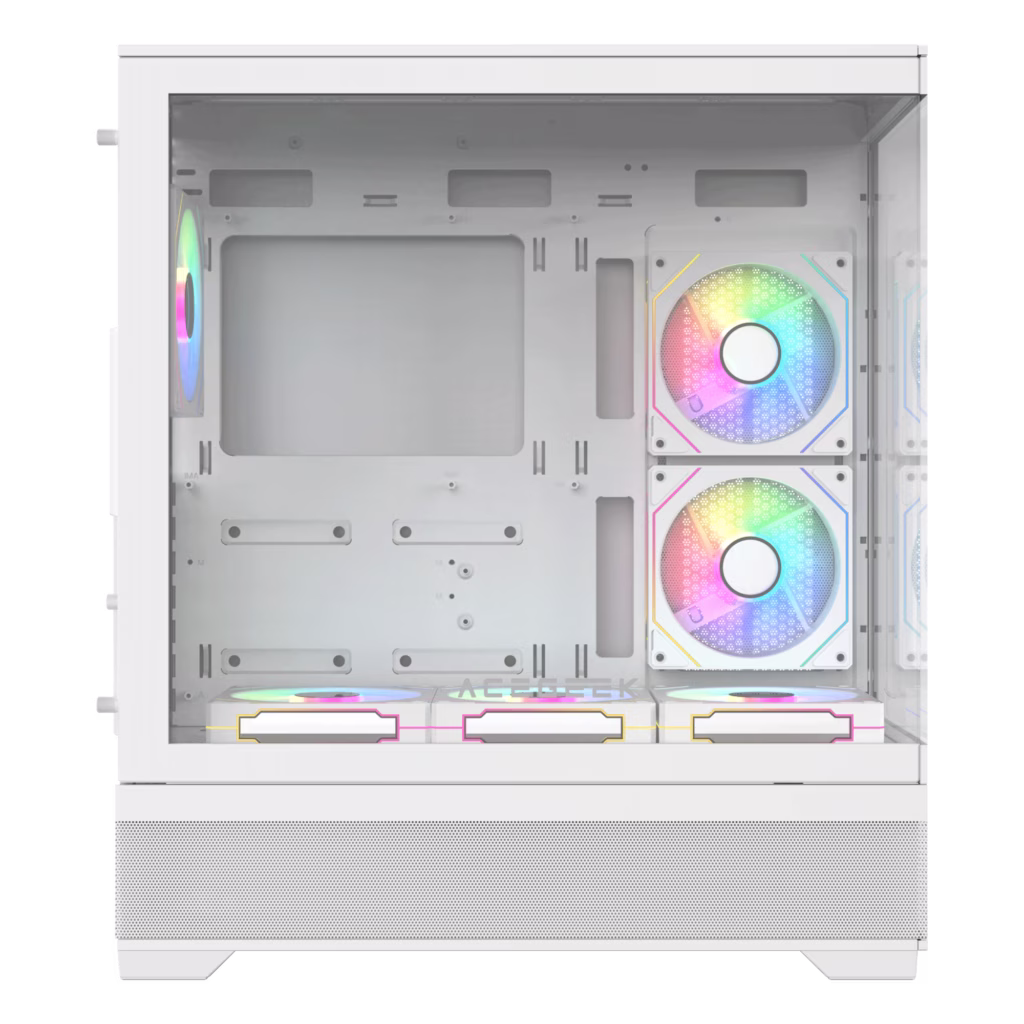 AceGeek Cruiser L460 Type-C White E-ATX Mid-Tower Gaming Case with 360mm Radiator Support and 410mm GPU Clearance, White | AC-CRUISER-L460-WH thumbnail 8