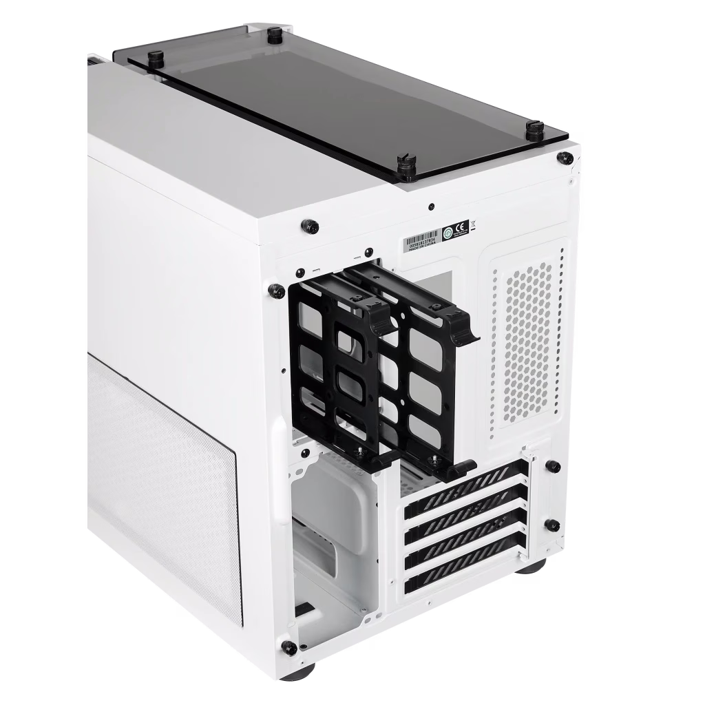 Corsair Crystal Series 280X RGB Tempered Glass Micro ATX Case,  Steel, Tempered Glass,  Motherboard Support Upto MicroATX, 5x Drive Bays, 4x Expansion Slots, White | CC-9011137-WW thumbnail 3