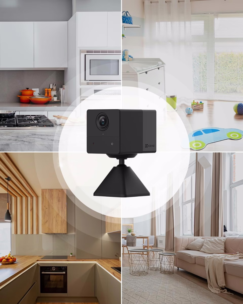  EZVIZ BC2 Security Camera with Battery, 1080p WiFi camera CCTV with PIR Motion, smart Human Detection, Two Way Audio Talk, Easy Install with Magnetic Base, supported Cloud & SD card Storage image