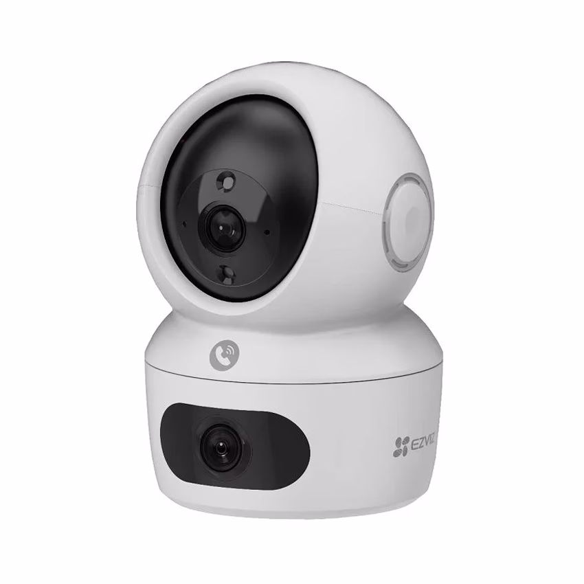 EZVIZ H7c Dual  2K & 2K Dual-Lens Pan & Tilt Wi-Fi Camera, Panoramic View, Two-Way Calling with Touch Button, Smart Color Night Vision, Human Shape Detection, Co-Detection for Auto Smart Tracking, Two Patrol Modes for Auto-Security – Buy Online