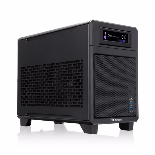 Compact Mini-ITX Gaming PC: AMD Ryzen 7 7800X3D + ZOTAC RTX 5070 Ti Solid SFF 16GB GDDR7, 32GB DDR5 6000MHz RGB, 1TB NVMe SSD, 360mm ARGB AIO, 850W SFX PCIe Gen5 PSU, Thermaltake TR100 Mini Case – Buy Online