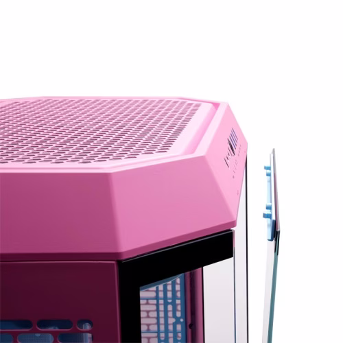 Thermaltake The Tower 600 Bubble Pink ATX Mid Tower Case, Supports Hidden-Connector Motherboard, 3x Tempered Glass, Supports 420mm AIO | CA-1Z1-00MAWN-00 thumbnail 4