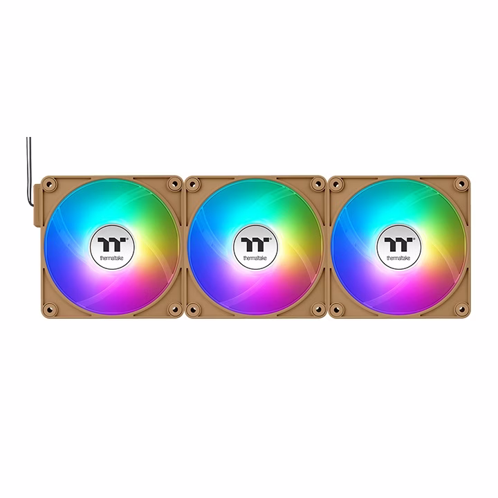 Thermaltake CT120 EX ARGB Sync Gravel Sand  3-Fan Pack 120mm Case Fans, MagForce 2.0, 2000 RPM | CL-F216-PL12GS-A thumbnail 2