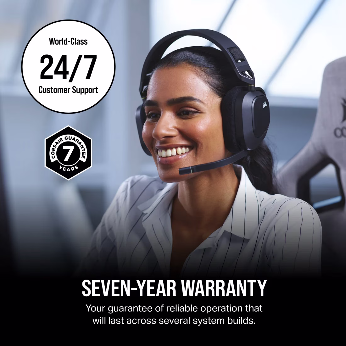 Corsair RMe Series RM1200e Fully Modular Low-Noise ATX Power Supply,  ATX 3.1 & PCIe 5.1, 80 PLUS Gold, Black  | CP-9020258 thumbnail 7