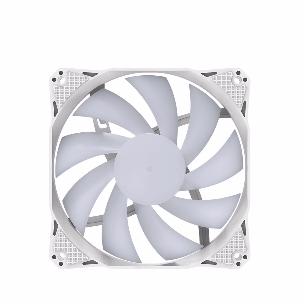 darkFlash Aura DA-240 ARGB 240mm AIO Liquid CPU Cooler, White Edition, Dual 120mm PWM Fans thumbnail 10