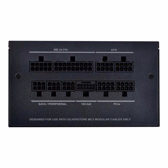 SILVERSTONE DA750R BLACK 80PLUS GOLD 750W ATX 3.0,PCIE 5.0 FULLY MODULAR POWERSUPPLY  | SST-DA750R-GMA thumbnail 2