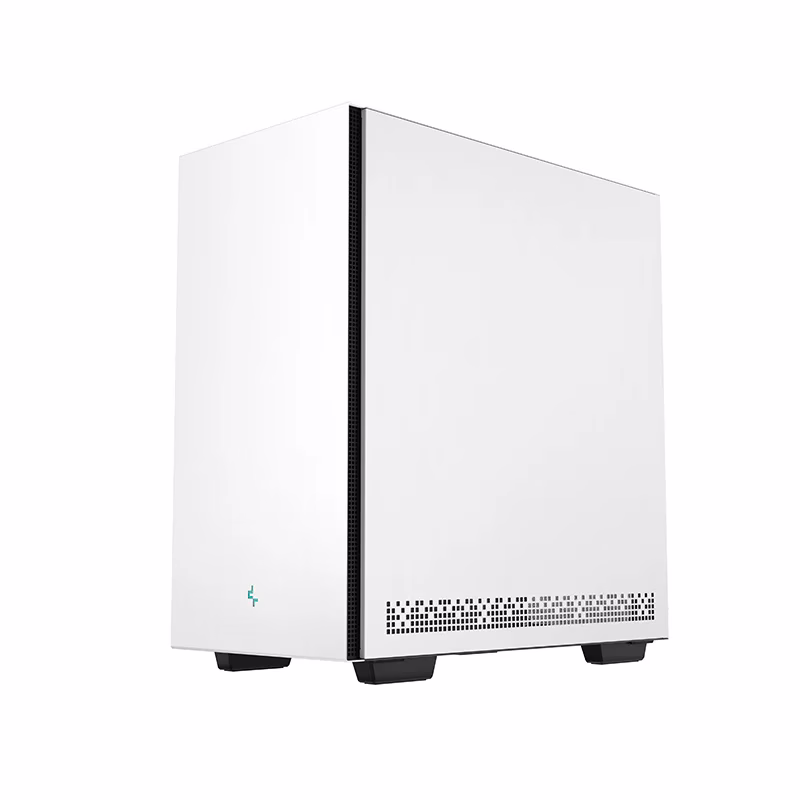 DeepCool CH510 WH Mid-tower ATX case, ABS+SPCC+Tempered Glass, 1x Pre-Installed Fans, 5x Drive Bays, 7x Expansion Slots, Motherboard Support Upto E-ATX, White | CH510-WHNNE1-G-1 thumbnail 3