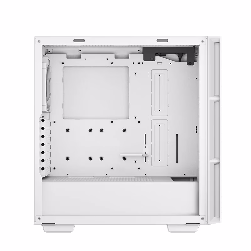 Deepcool CH560 ATX Mid Tower Computer Case, ABS+SPCC+Tempered Glass Materials, 3??140mm & 1x 120mm ARGB Fans, Hybrid Airflow Glass Side Panel, White | CH560-WHAPE4-G-1 thumbnail 3