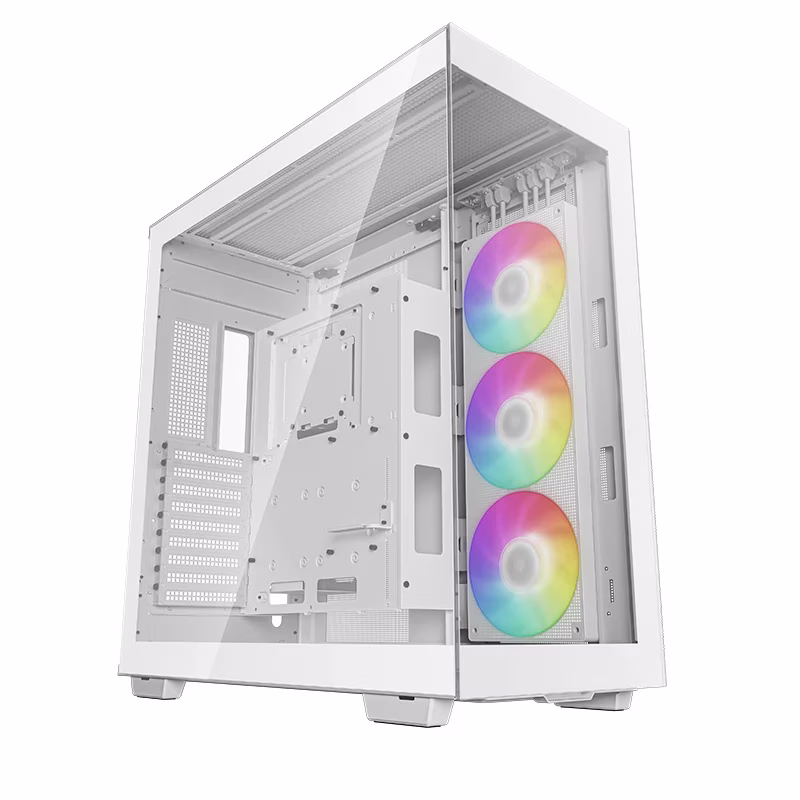 DeepCool CH780 WH Premium ATX+ case, ABS+SPCC+Tempered Glass, 1x Pre-Installed Fans, 5x Drive Bays, 3x Expansion Slots, Motherboard Support Up to E-ATX, White | R-CH780-WHADE41-G-1 – Buy Online