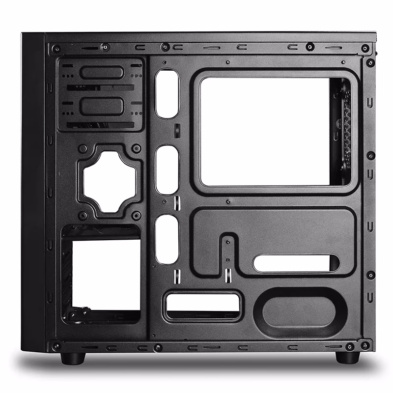 DeepCool Matrexx 30 small-sized M-ATX computer case, 2x Pre Installed Fans, 5x Drive Bays, 4x Expansion Slots, Micro ATX/Mini-ITX Motherboards Supports, Black | DP-MATX-MATREXX30 thumbnail 4
