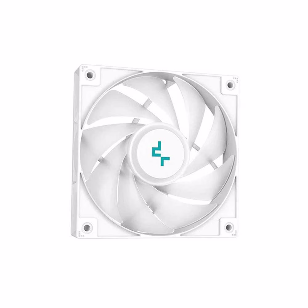 DeepCool LS520 SE AIO Liquid CPU Cooler, RGB Infinity Mirror Cover, 240mm Radiator, 120mm ARGB PWM Fans, 500~2250 RPM Fan Speed, 85.85 CFM Airflow, LGA1700/1200/ AMDAM5/AM4, White | R-LS520-WHAMMM-G-1 image