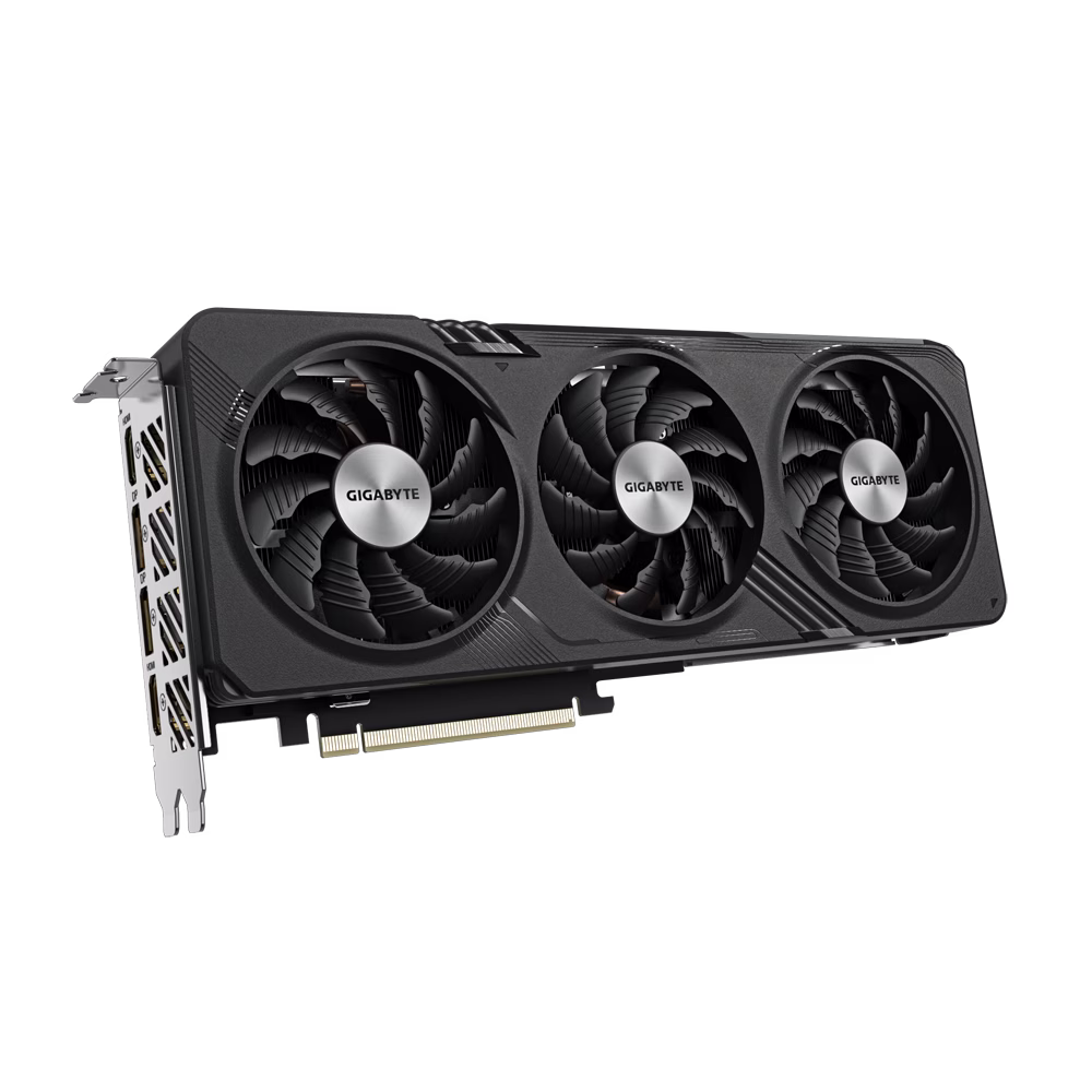 Gigabyte GeForce RTX 4060 Ti GAMING OC 16GB Graphic card, 18 Gbps 128 bit GDDR6, 4352 CUDA Cores, Max Boost 2595 MHz, 7680 x 4320 Max Resolution, Black  | GV-N406TGAMING OC-16GD image