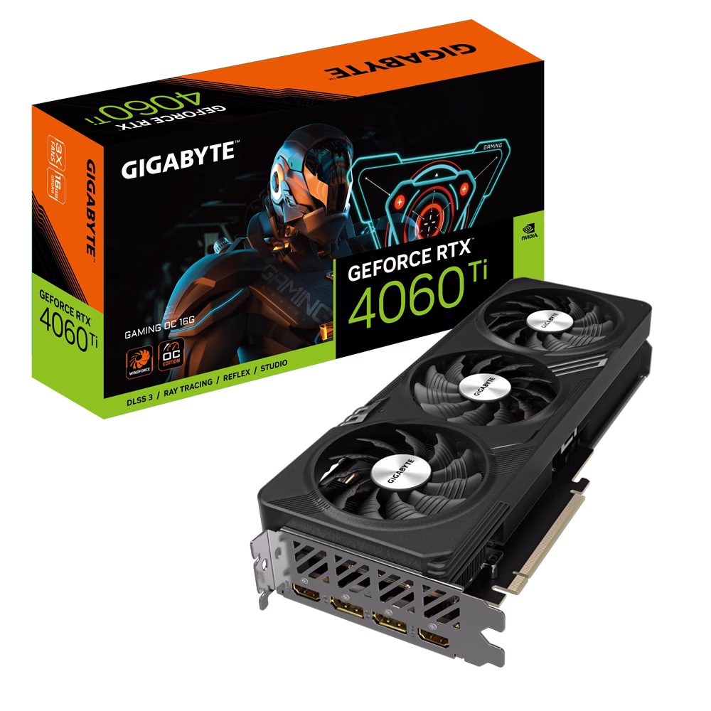 Gigabyte GeForce RTX 4060 Ti GAMING OC 16GB Graphic card, 18 Gbps 128 bit GDDR6, 4352 CUDA Cores, Max Boost 2595 MHz, 7680 x 4320 Max Resolution, Black  | GV-N406TGAMING OC-16GD thumbnail 7