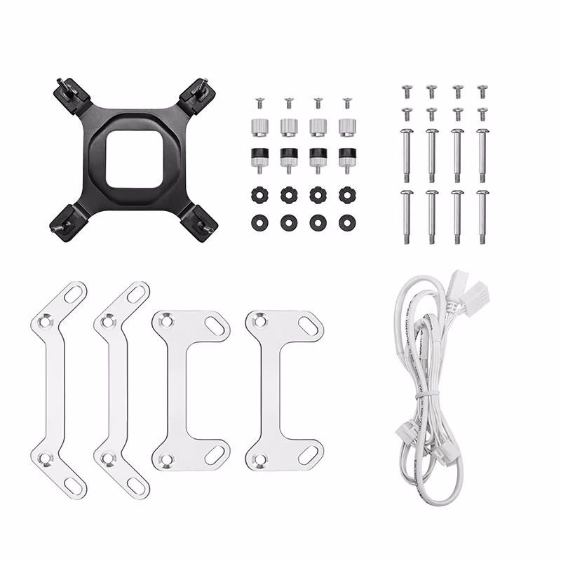 DeepCool Mystique 240 ARGB Liquid CPU Cooler, 2.83" TFT LCD Display, 240mm Radiator, 120mm Fan Size, 2400 RPM, Hydro Bearing Type, 72.04 CFM Airflow, White | R-LX240-WHDSNMCP-G-1 thumbnail 3