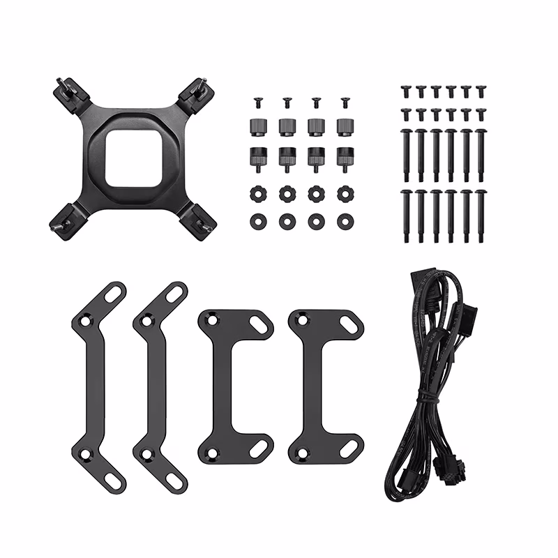 DeepCool Mystique 360 ARGB Liquid CPU Cooler, 2.83" TFT LCD Display, 360mm Radiator, 120mm Fan Size, 2400 RPM, 72.04 CFM Airflow, Hydro Bearing Type, Black |  R-LX750-BKADSNC-G-1 thumbnail 6