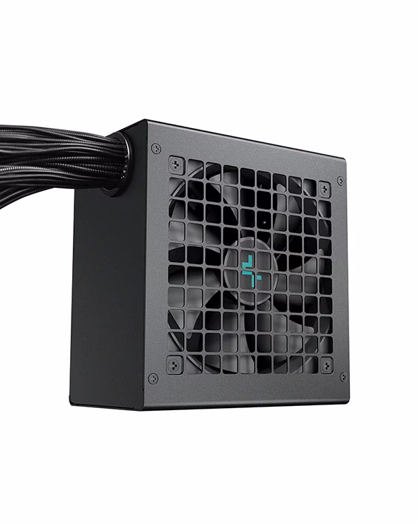 DeepCool PN850D Non-modular ATX 3.1 and PCIe 5.1 Power Supply, 12V-2x6, 2 EPS, and 3x PCIe Connectors, 120mm Hydro Bearing Fan, Sleeved Cables, Black | R-PN850D-FC0B-UK-V2 thumbnail 5