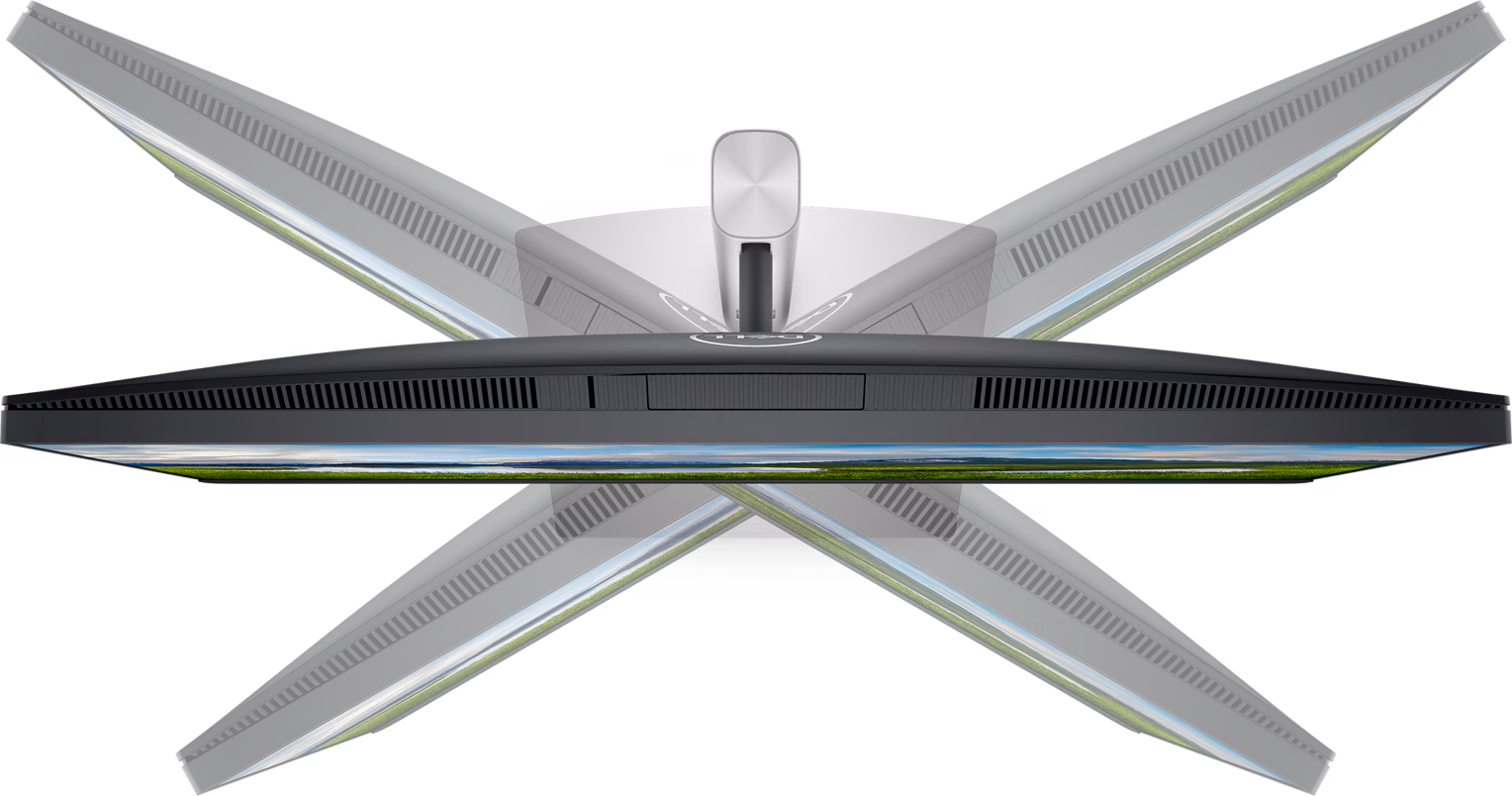 Dell 24 Video Conferencing Monitor, 23.8", IPS, Full HD (1080p) 1920 x 1080 at 60 Hz, Height pivot (rotation) swivel tilt, with an integrated pop-up camera, dual 5W speakers and a dedicated Microsoft Teams button | C2422HE thumbnail 4