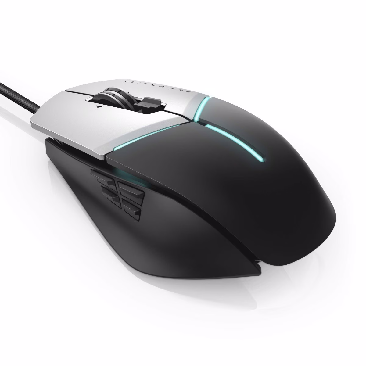 Dell Alienware Elite Gaming Mouse AW959 with 12,000 DPI Pixart Optical Sensor Featuring Redesigned Side Wings for Improved Grip and Alienfx with RGB Lighting | AW-959 thumbnail 2