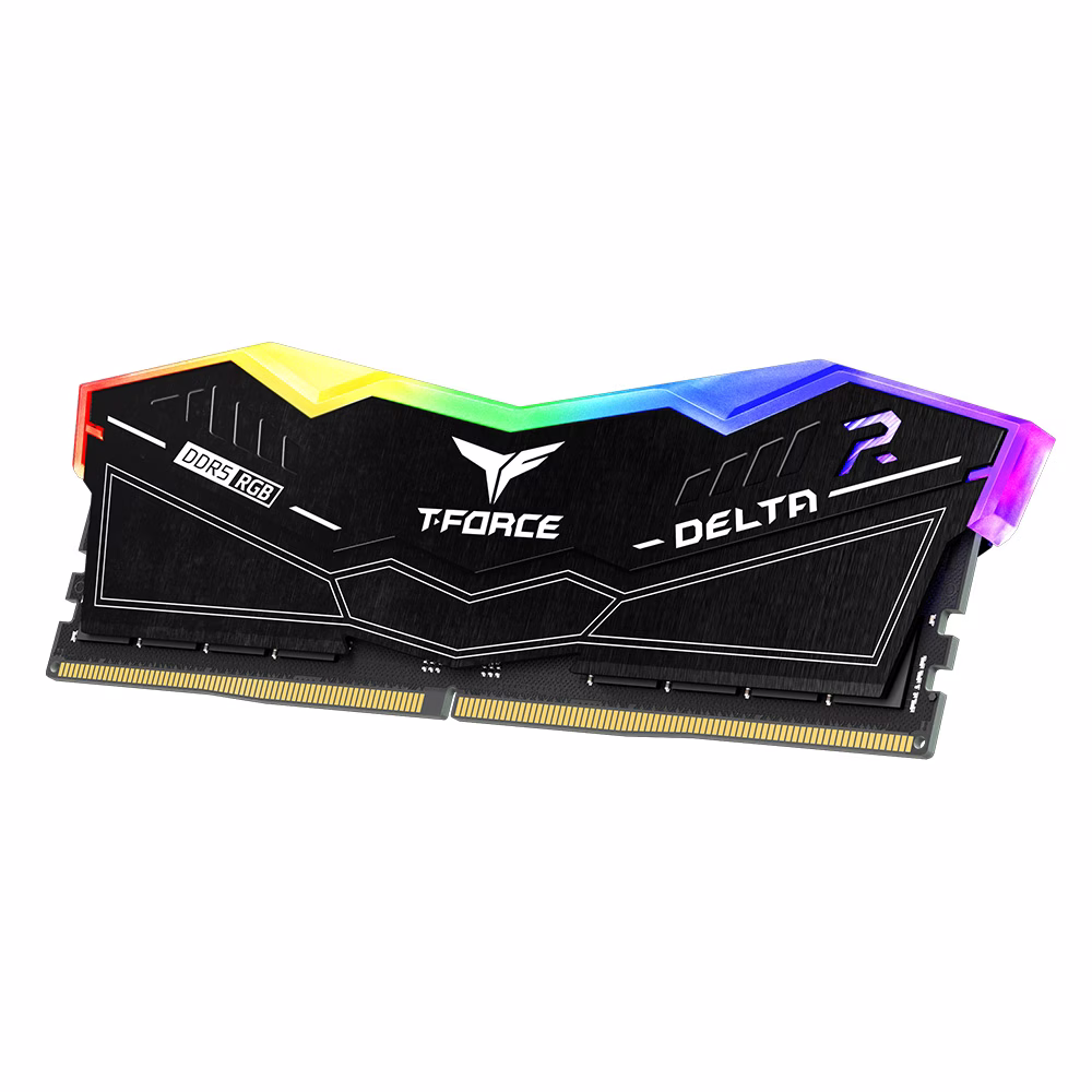 Team T-Force Delta RGB 48GB (2 x 24GB) 288-Pin PC RAM DDR5 7200MHz (PC5 57600) Desktop Memory, Strengthened PMIC Cooling Design, Supports Intel XMP3.0 for One-Click Overclocking, Black  | FF3D548G7200HC34ADC01 thumbnail 4