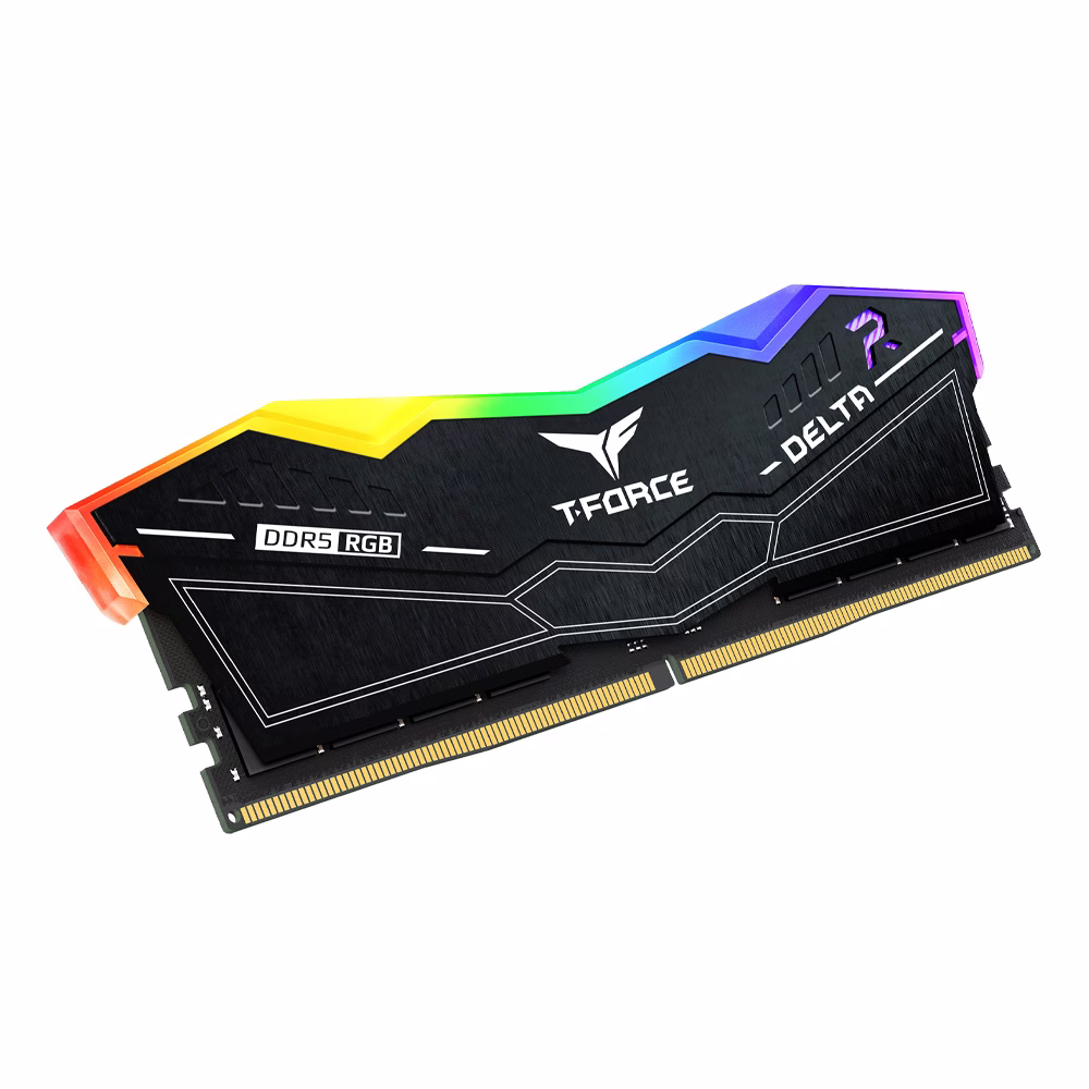 Team T-Force Delta RGB 48GB (2 x 24GB) 288-Pin PC RAM DDR5 7200MHz (PC5 57600) Desktop Memory, Strengthened PMIC Cooling Design, Supports Intel XMP3.0 for One-Click Overclocking, Black  | FF3D548G7200HC34ADC01 thumbnail 5