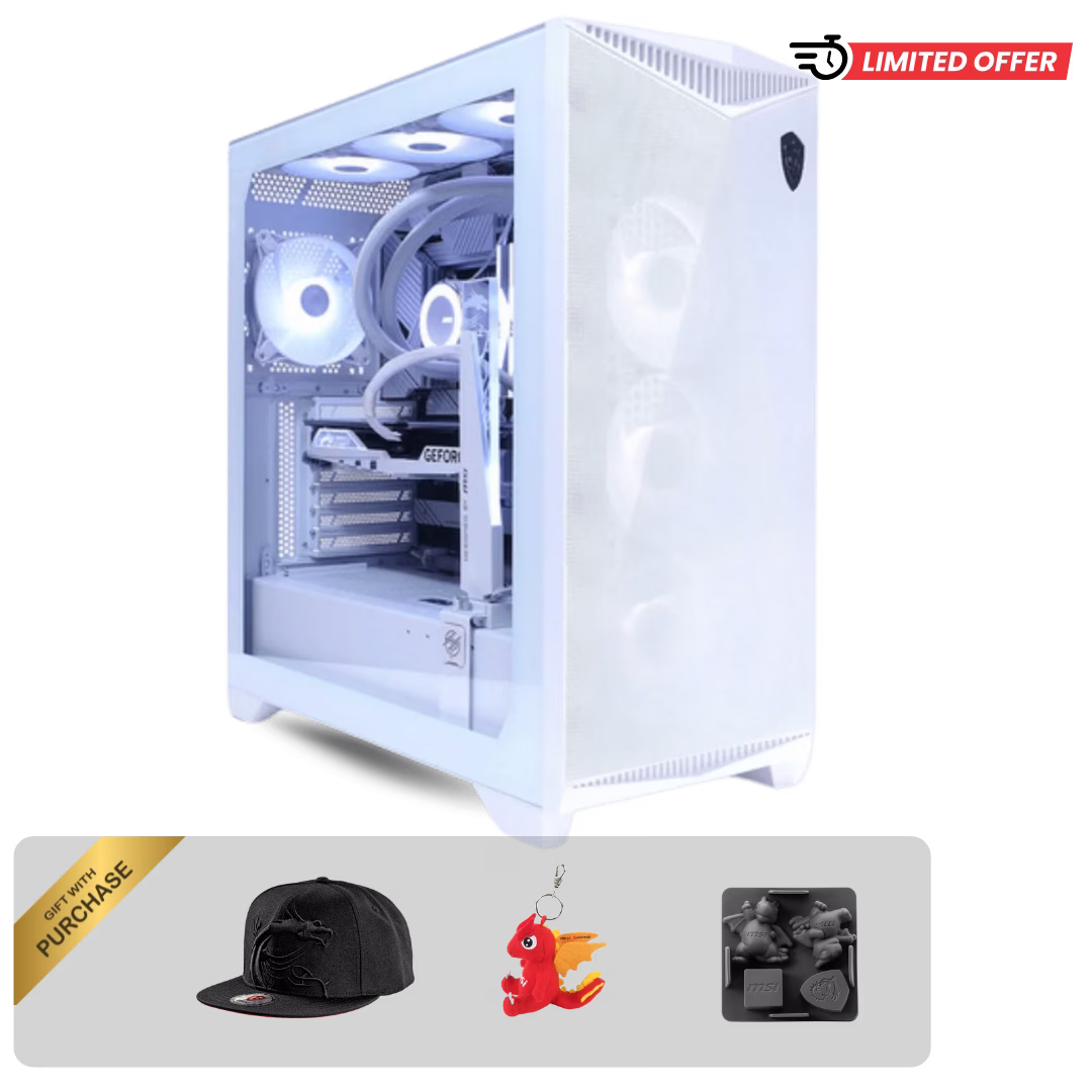 MSI Powered Gaming PC, Ryzen 9 7950X3D, NVIDIA RTX 4080 SUPER 16G SUPRIM, 64GB (32GB X2) DDR5 6000MT/S, 2TB PCIe 4.0 NVMe M.2, 850W 80 Plus Gold, WIFI+ BT thumbnail 2