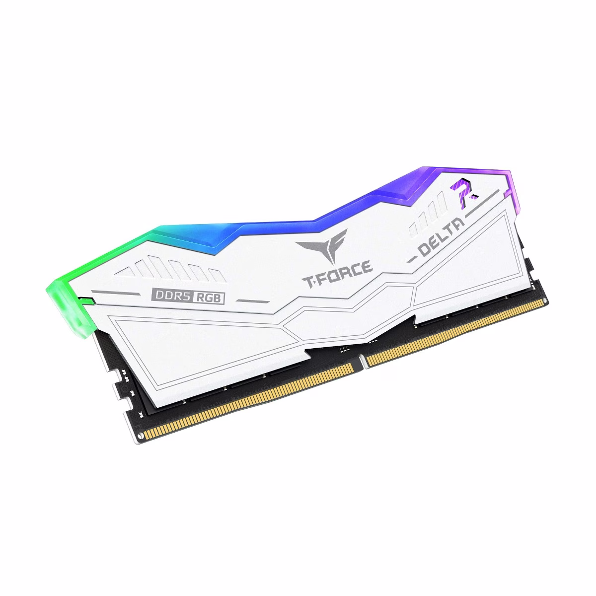 TEAMGROUP T-Force Delta RGB DDR5 Ram 64GB (2x32GB) 6000MHz PC5-48000 CL38 Intel XMP 3.0 & AMD Expo Compatible Desktop Memory Module Ram White - FF4D564G6000HC38ADC01 thumbnail 4