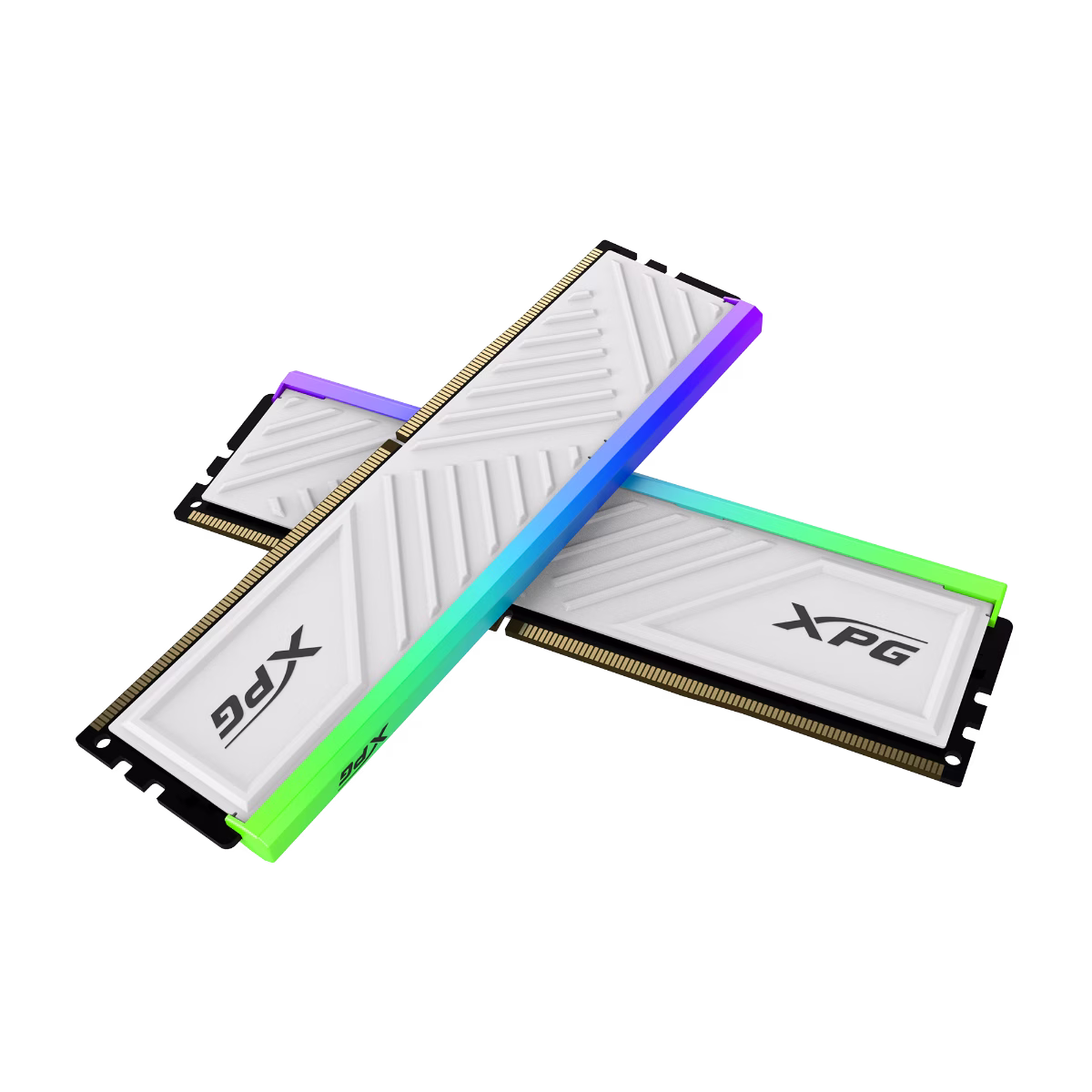 ADATA XPG SPECTRIX D35G DDR4 RGB MEMORY, (2x16 GB) RAM U-DIMM Kit, 3600 MT/s, 1.35V OV, 18 CAS Latencies, Intel XMP 2.0, AMD, White | AX4U360016G18I-DTWHD35G image
