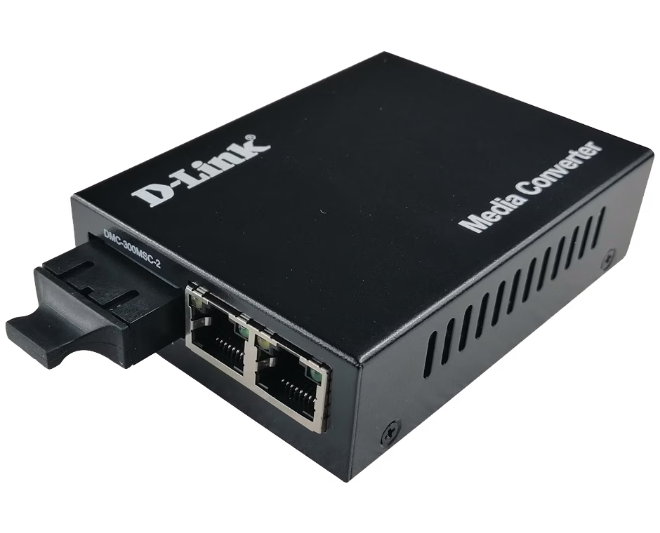 D-Link DMC-300MSC-2 2 Port 100Base-TX to 100Base-FX Multi-mode Fiber (SC) Media Converter – Buy Online
