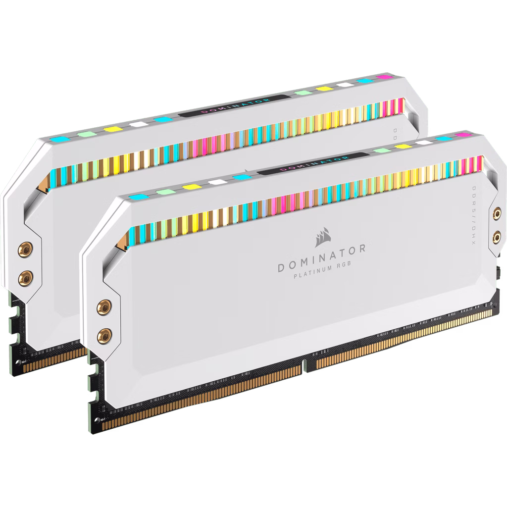 CORSAIR DOMINATOR PLATINUM RGB DDR5 32GB (2x16GB) DDR5 6200 (PC5-49600)C36 1.3V-WHITE,CMT32GX5M2X6200C36W, thumbnail 2