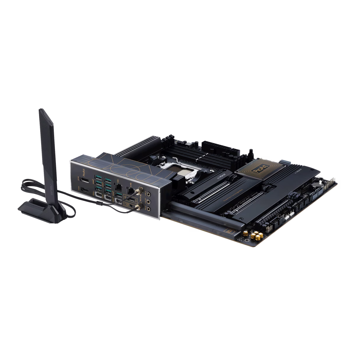 ASUS ProArt X670E-Creator WIFI ATX Motherboard, AMD X670 Chipset, AM5 Socket, 4x2-Channel DDR5 192GB Max, 4xM.2 Slot,10Gb Ethernet, 2xPCIe 5.0x16, Wi-Fi 6E, BT 5.2, 2xUSB4, 1xHDMI/DP | 90MB1B90-M0EAY0 thumbnail 5